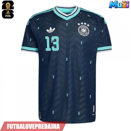 Lacne Muži Futbalové dres Nemecko Deniz Undav #13 MS 2026 Krátky Rukáv - Preč